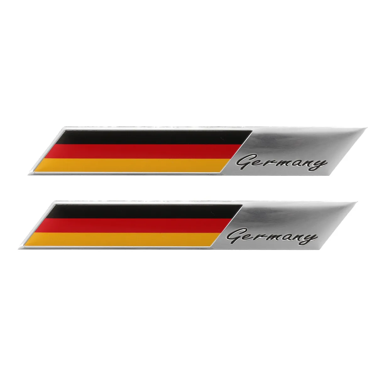 2vnt/daug 3D Vokietijos Vėliavą, Ženklelį Emblema Vokietijos Automobilių Lipdukas, Decal, Grotelės Bamperio Langą Kūno papuošalai Auto Lipdukai