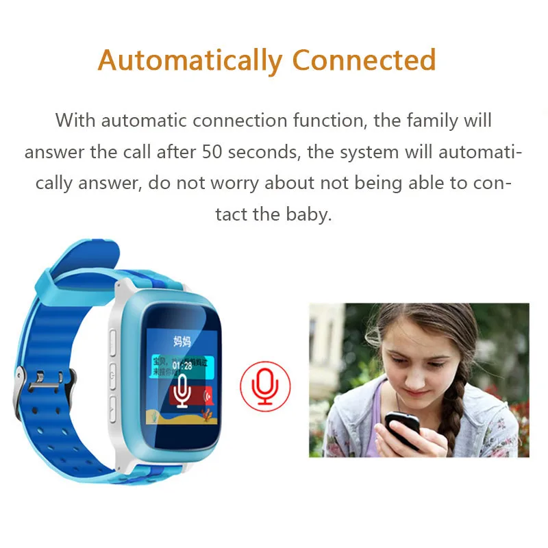 Adresas Tracker Spalvotas Ekranas Vaikų Smart Laikrodžiai IP67 atsparus Vandeniui Telefono Apyrankę Palaiko SIM Kortelės, GPS WiFi SOS Skambučiai