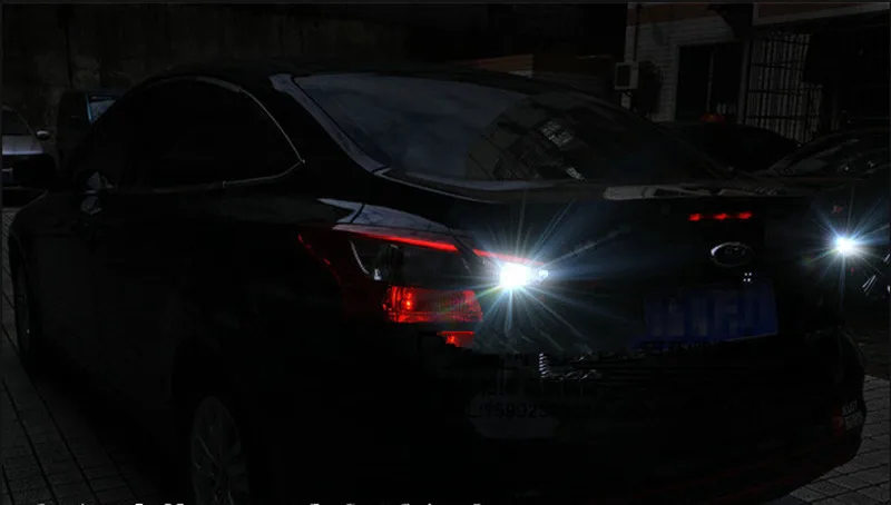 Automobilio Atbulinės Žibintai, Atsarginės Galiniai Žibintai LED Medžiagos Su Dekoderis Išvengti Klaidų 12V 16W Už Ford FOCUS 3 RIO Cruze K2 2012-m.