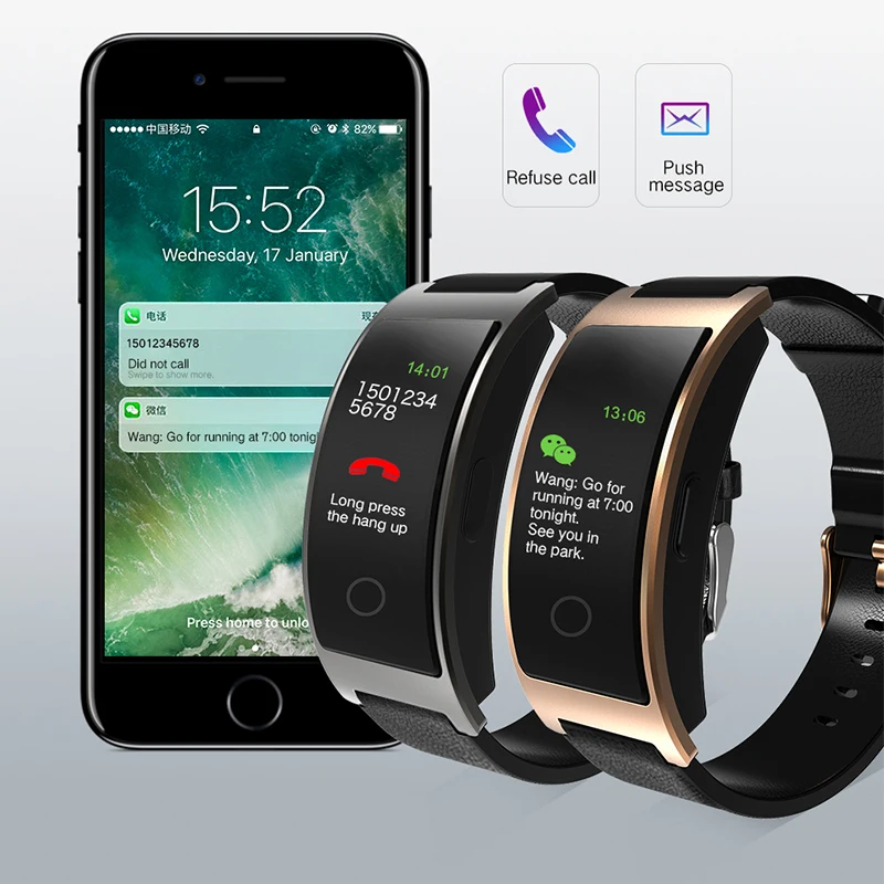 COOLLOAD CK11C Širdies ritmo Smart Žiūrėti Su Kraujo Spaudimo Monitorius Vyrų Android Vandeniui Fitneso Smartwatch už Androd IOS