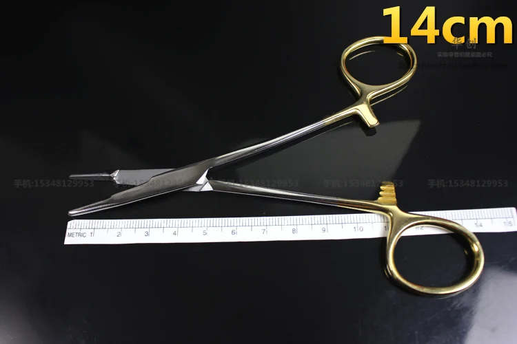 Medicinos prietaisų aukso dirbti savarankiškai išlaikyti adata turėtojas &vielos pjovimo 2in1 aukštos kokybės žirklės