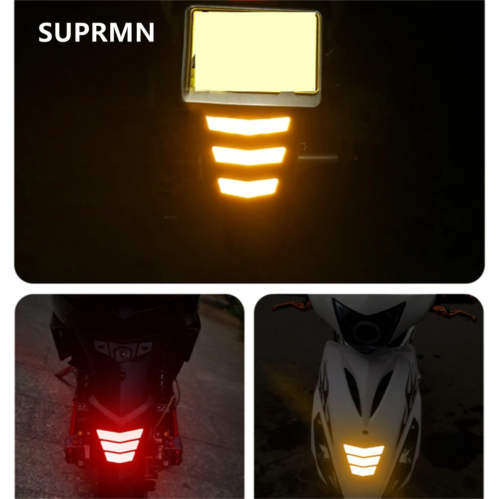 Mudguard šviesą atspindintys lipdukai Elektrinių motociklų saugos įspėjamieji lipdukai Dekoratyviniai asmeninį nulio blokavimo lipdukai