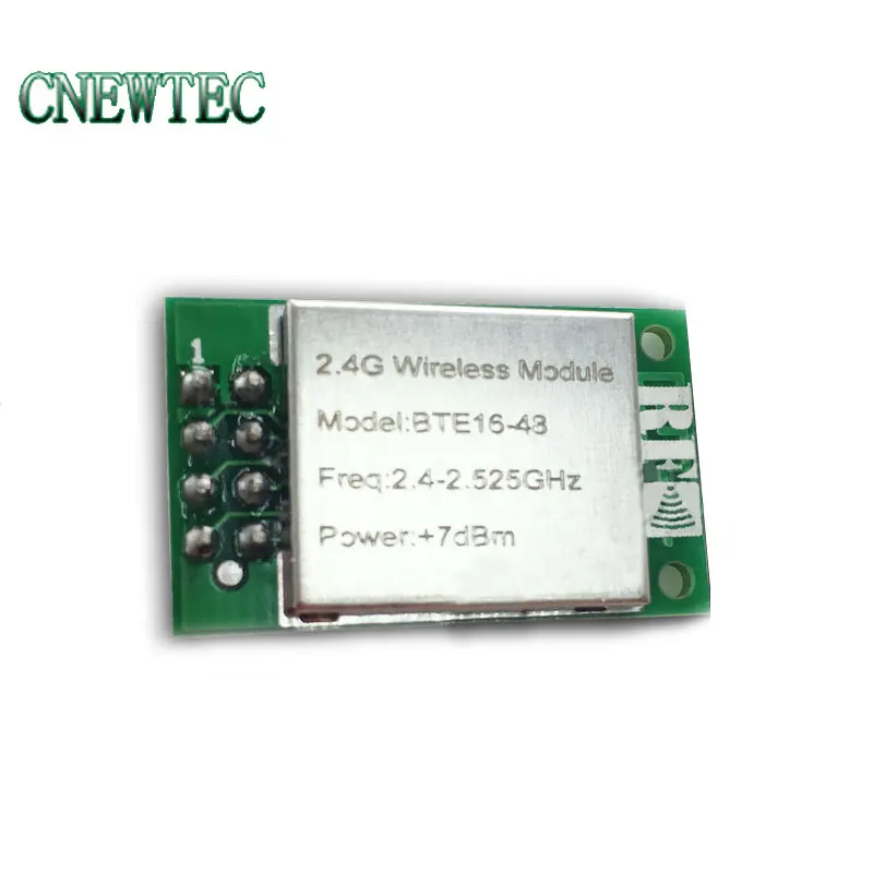 Si24R1+RFX2401C ryšio moduliai su ekranavimo atveju 2,4 GHz bevielio ryšio modulis 2.4 GHZ +7dBm BTE16-48
