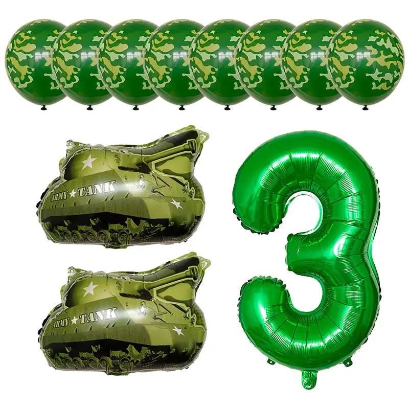 13pcs/daug animacinių filmų automobilio balionas nustatyti automobilių folija balionas greitosios pagalbos kamufliažas automobilių berniukas dovana gimtadienio dekoracija vaikų balionas