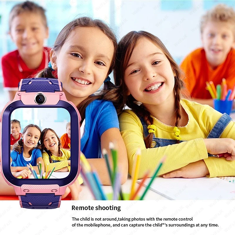 2021 Vaikų Smart Žiūrėti Su GPS SOS Telefono Laikrodžiai Vaikams Dovanų Smartwatch Su Sim Kortele Foto Vandeniui IP67, Skirta 