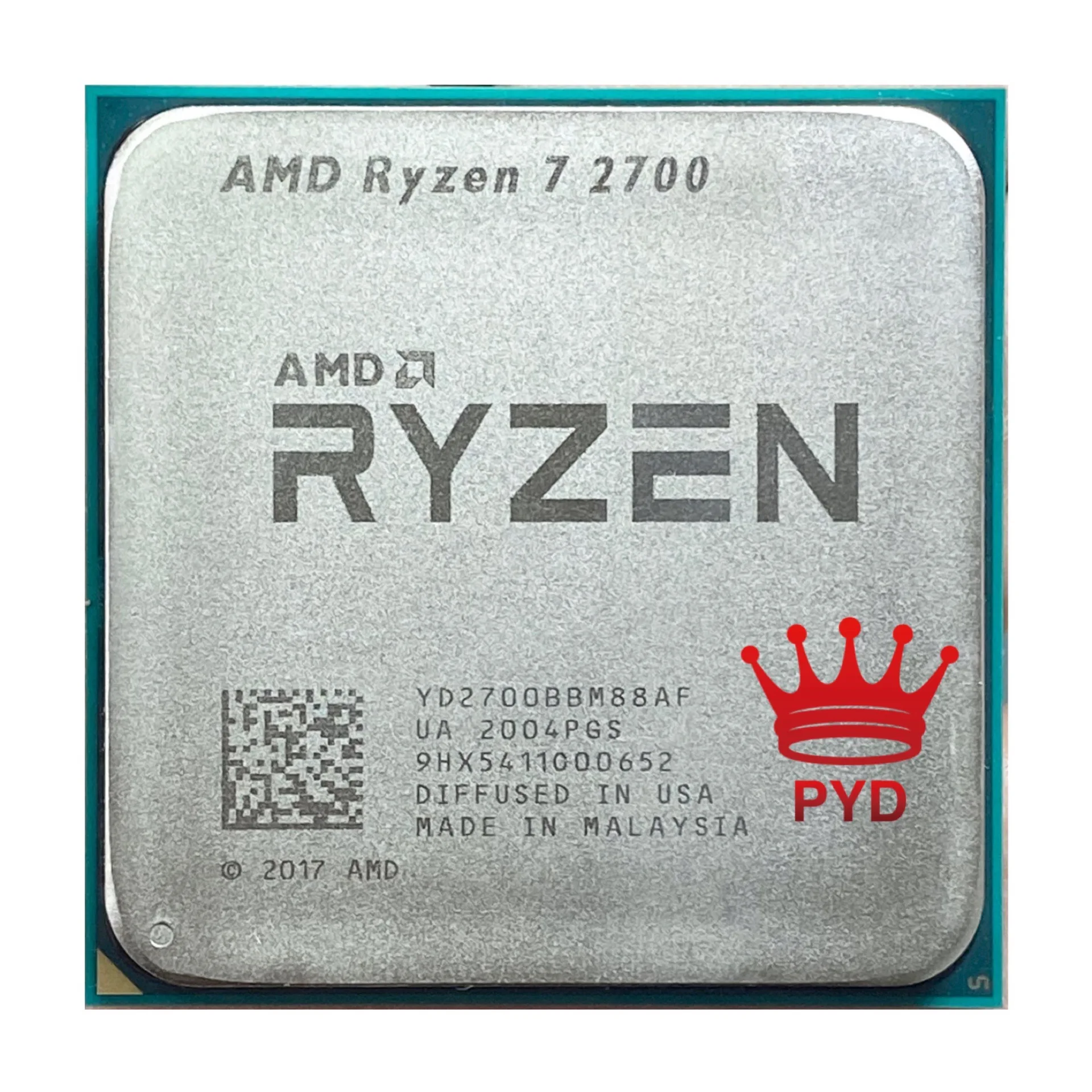 AMD Ryzen 7 2700 R7 2700 3.2 GHz Aštuonių Branduolių Šešiolika-Sriegis 16M 65W CPU Procesorius YD2700BBM88AF Lizdas AM4