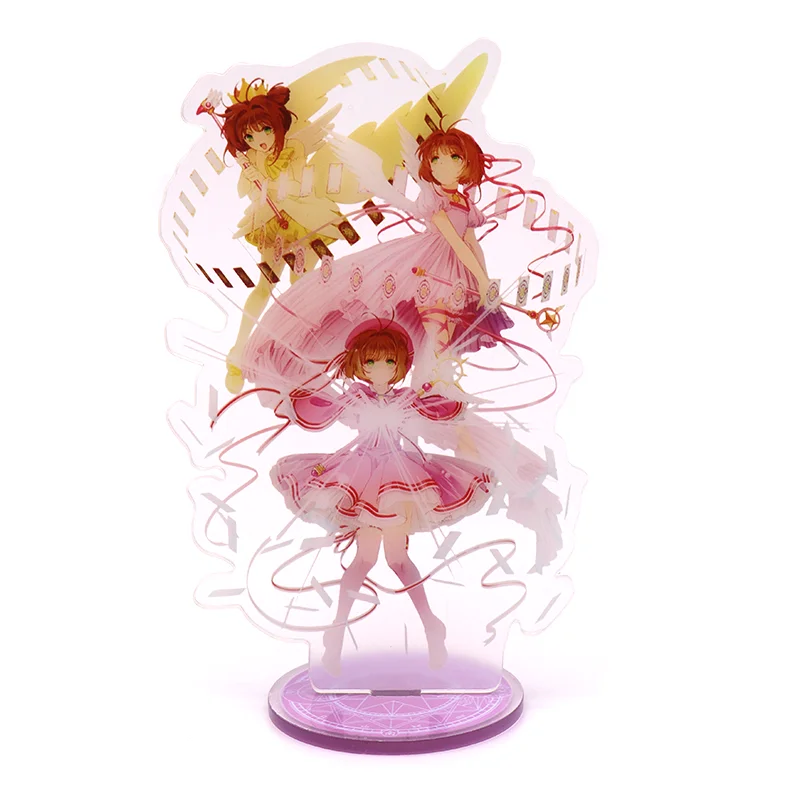 Cardcaptor Sakura Kortelės Gūstītājs Sakura Li Shaoran Akrilo Stovi Paveikslas Darbastalio Apdaila Kolekcijos Modelis Žaislas Cosplay Lėlės
