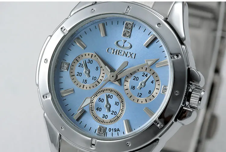 CHENXI Moterų Mados Plieno Laikrodžiai Moteriški Paprastas stilius Moterys Kvarcas-žiūrėti Ponios Prabangių prekės Ženklų Laikrodis Relojes Mujer