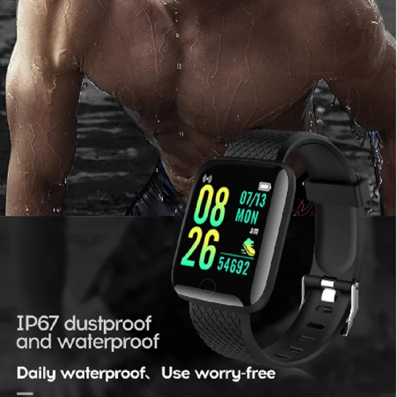 D13proSmart Žiūrėti Vyrų Kraujo Spaudimas Vandeniui Smartwatch moterų Širdies ritmo Monitorius Fitness Tracker Žiūrėti Sportas 