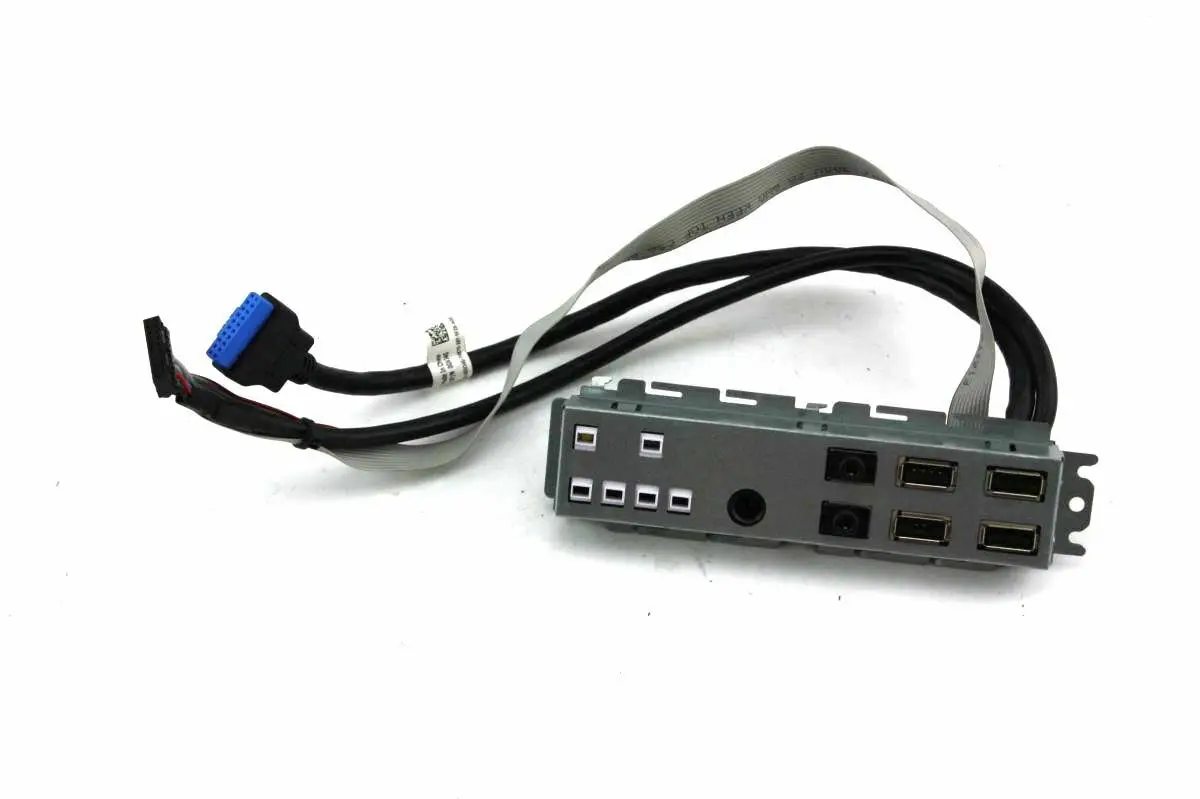 DĖL DELL Optiplex SFF 7010 9010 USB / Audio Priekiniai I/O Panel w/ Kabeliai GVJ4G 0GVJ4G