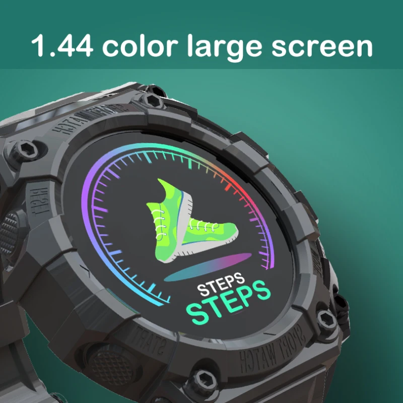 FD68S Smart Žiūrėti Sporto 1.44 colių Hd-spalvotas Ekranas, Smart Watch Širdies ritmas, Kraujo Spaudimas Monitorių Palaikymas Android/iOS