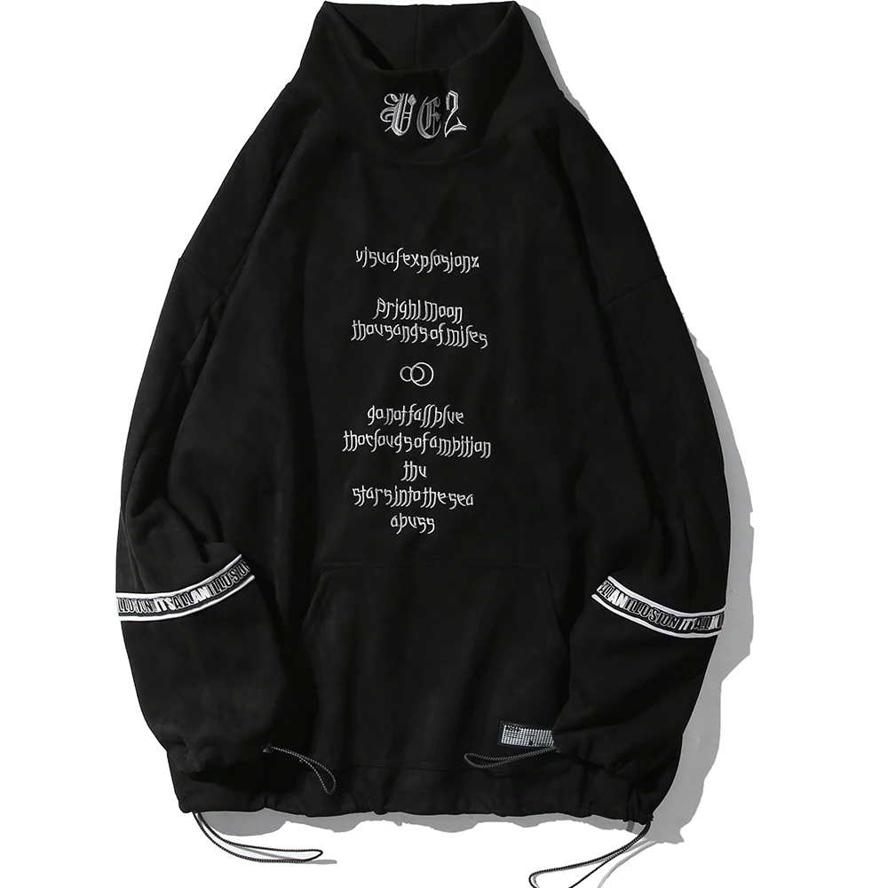 Hip-Hop Palaidinės Mens Streetwear Megztinis Medvilnė Harajuku Naujų 2020 M. Rudens Žiemos Kišenėje Palaidinukė