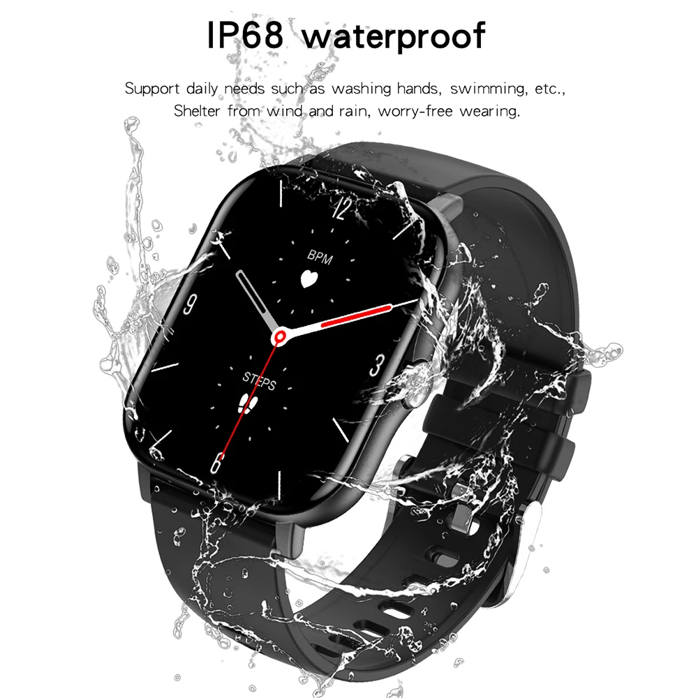 LEMFO LF27 P8 Plus Smart Watch Vyrai Visiškai Jutiklinis Ekranas IP68 Vandeniui Užsakymą Žiūrėti Veido Smart Žiūrėti 2021 GTS 2 Smartwatch 