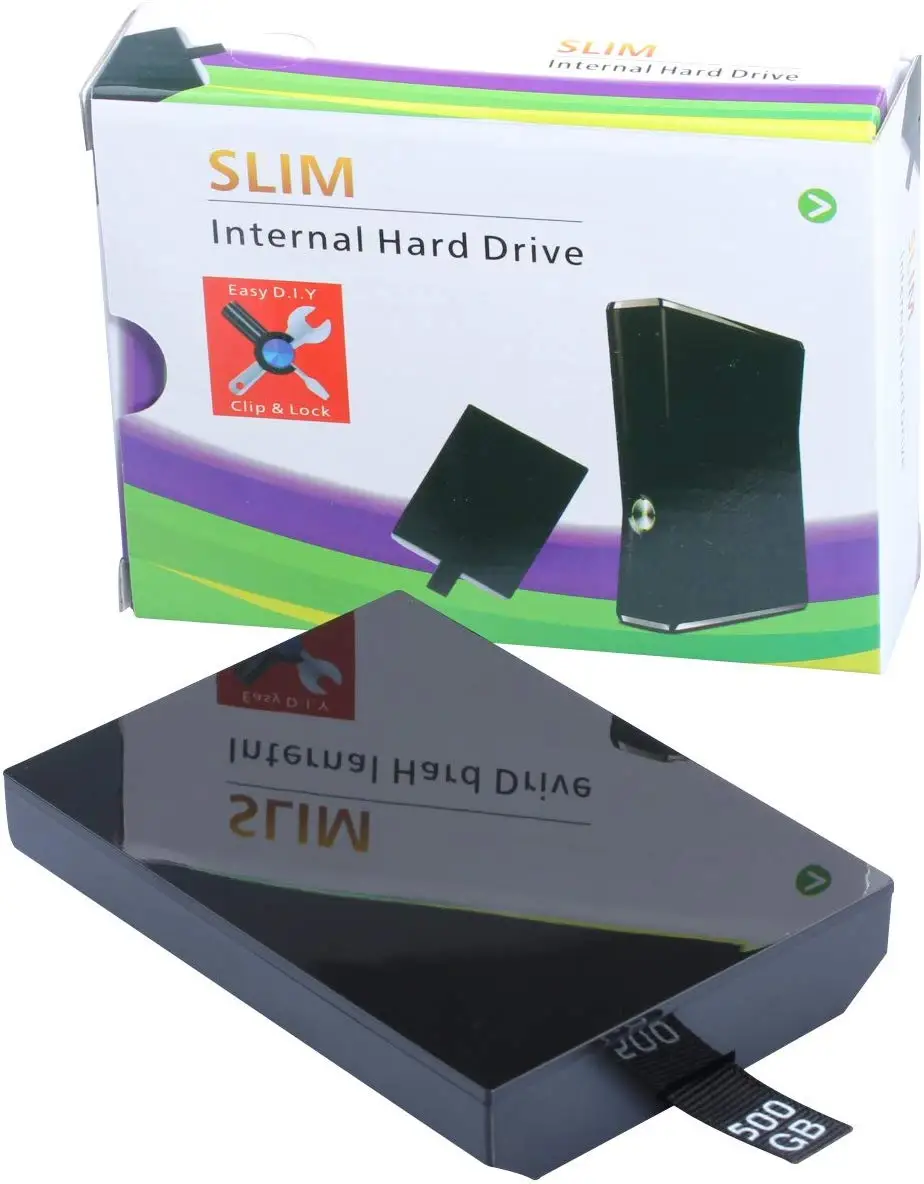Neutralus Vidaus Kietajame Diske Diską XBOX 360 Slim Žaidimų Konsolė 60/120/250/320/500GB Pakeitimo Kietajame Diske Žaidimas Priedai