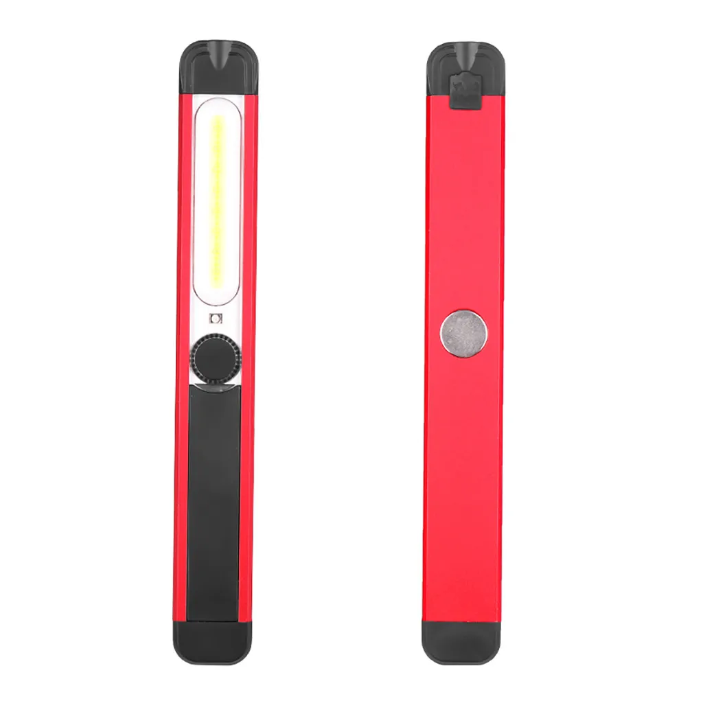 Nešiojamas Žibintuvėlis Nauji Aukštos kokybės Darbo Šviesos 1xsmd+16xcob+8xled Raudona Fakelais Usb Įkraunamas Led Darbo Lemputė Su Magnetinėmis