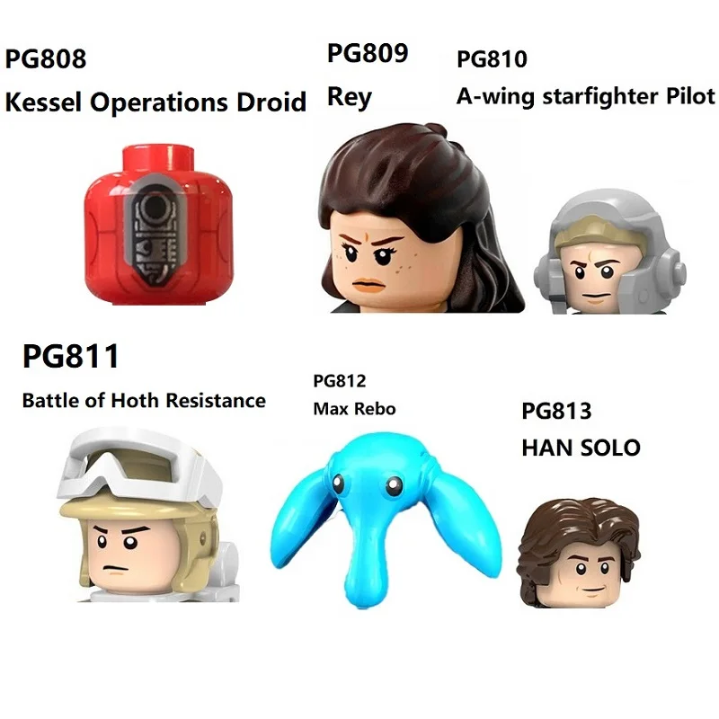 PG8145 Rey Kessel Operacijos Droid Max Rebo Han Solo Imperial Trooper Pasipriešinimo Kareivius Blokai Mini Veiksmų Skaičius, Žaislai