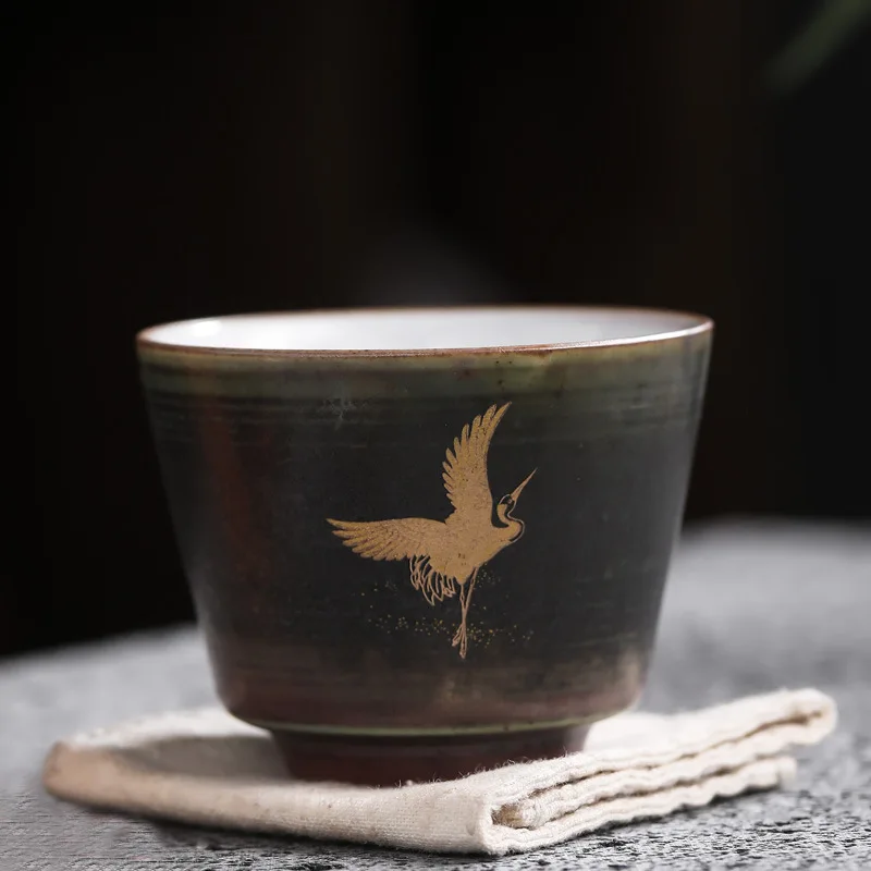 Ruihe Chengxiang arbatos puodeliai, Japonų rankų darbo keramikos degimo krosnys tampa šviesesnis, master cup nustatyti, vienos taurės, asmens taurės, arbatos puodelio