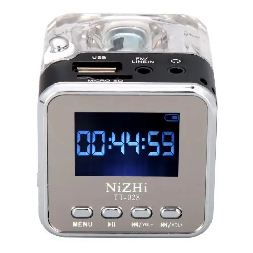 TT-028 MP3 Mini Skaitmeninis Nešiojamas Muzikos Grotuvas, Micro SD, USB, FM Radijas