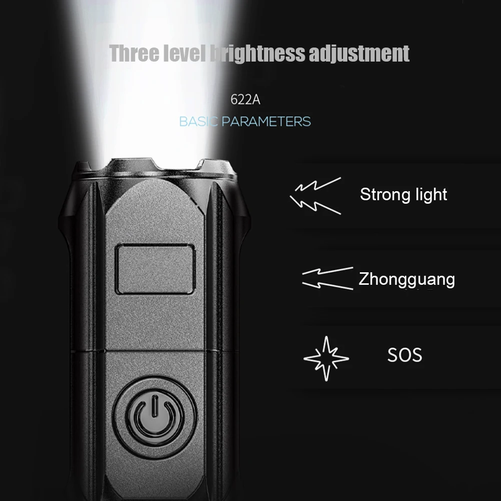 XPE LED Žibintuvėlis 3 Apšvietimo Režimas USB Įkrovimo Nešiojamų Dėmesio Kempingas Žibintuvėlis, Naktinis Apšvietimas, Kempingas, Žygiai, Žvejyba