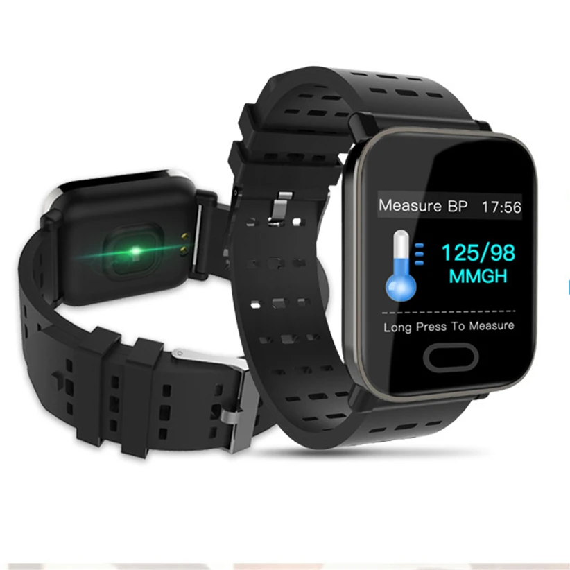 Įkrovimo A6 Vandeniui Smart Watch Vyrai Su Širdies ritmo Monitorius Fitness Tracker 1.3 Colių IP67 atsparus Vandeniui Sporto Smartwatch